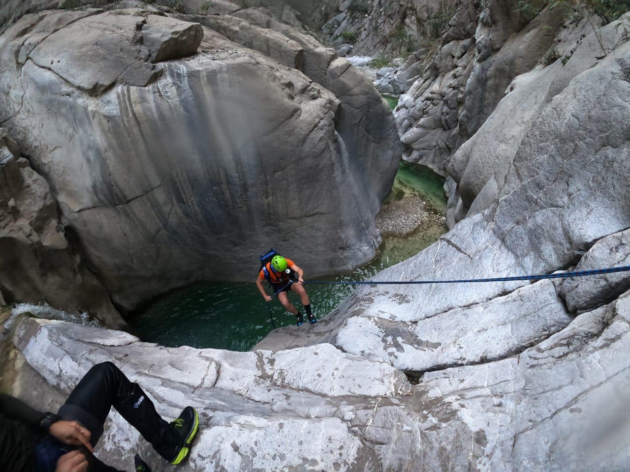 Canyon rappel — Epic Traverse Hidalgo